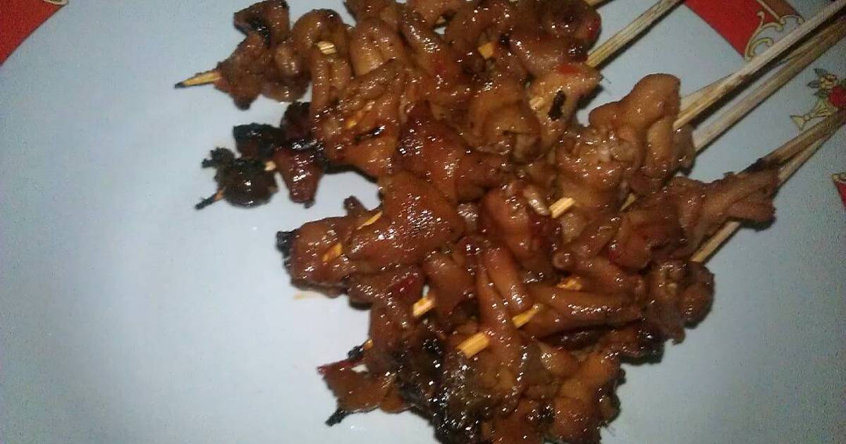 Resep Sate Usus Ayam Gurih Sedap ala pirzands