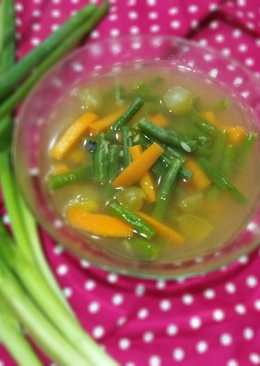 Menu buka puasa hari ke2...sayur asem kacang panjang & wortel