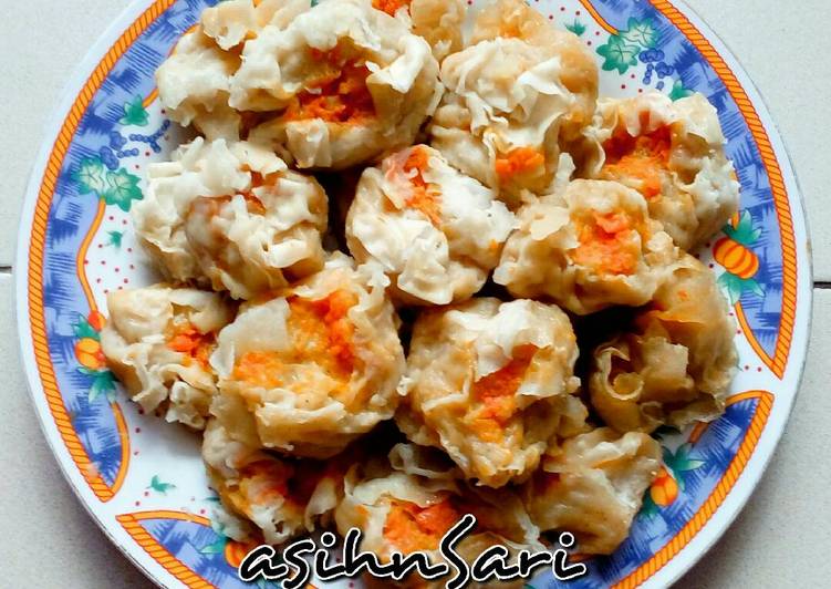 resep lengkap untuk Siomay Udang (tanpa msg)