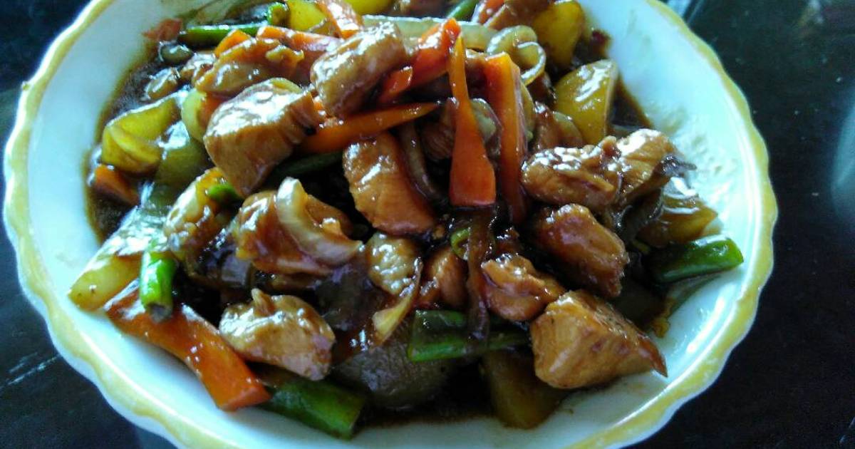 Resep Chicken teriyaki ala Ummi Shiba ( Yulia Kamalasari )