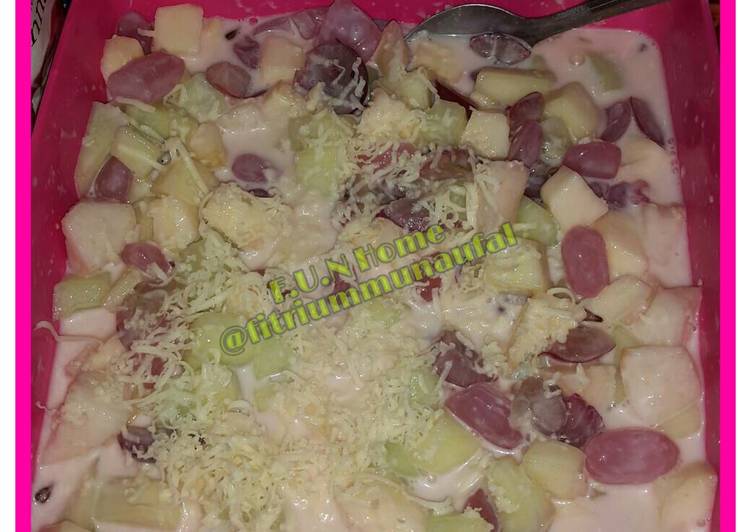 resep masakan Salad buah kolang kaling