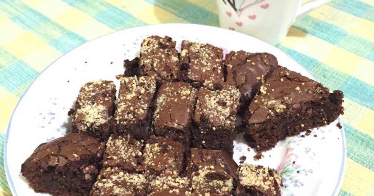 Resep Brownies Crust Nutella