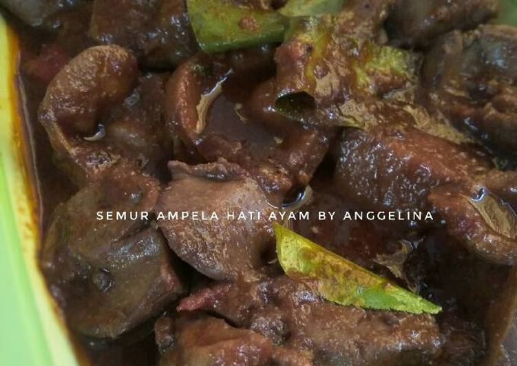 gambar untuk resep Semur Ampela Hati Ayam