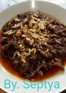 Rendang Daging khas minang