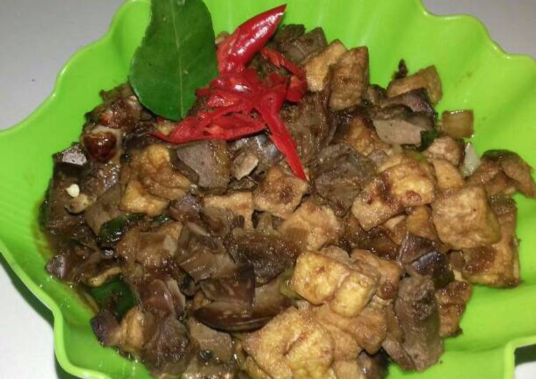 resep masakan Sambel Goreng Hati Ampela Bumbu Kecap