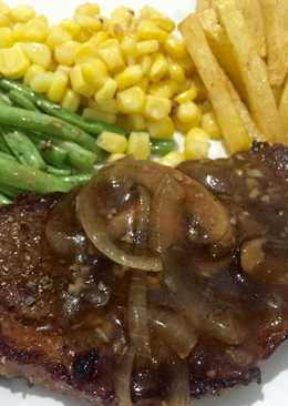 Sirloin Steak With Mushroom Sauce