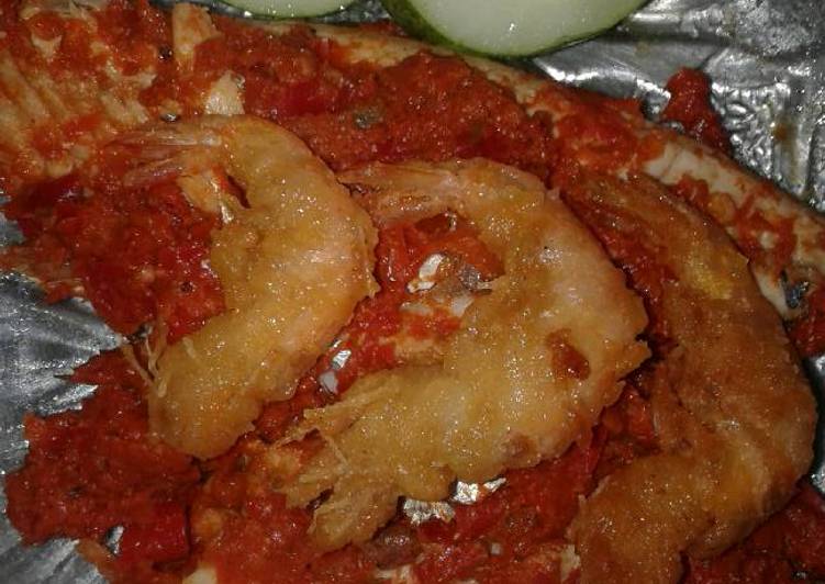 gambar untuk resep Pepes salem, udang kobe ??