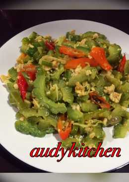 Tumis pare teri tempe