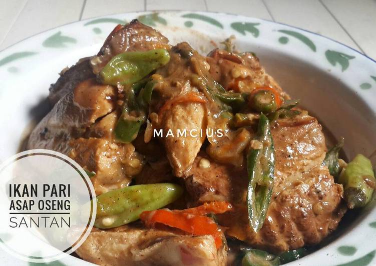 gambar untuk resep makanan Ikan pari asap oseng santan