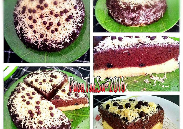 gambar untuk resep Steam Cake Mini (Cheese cake+brownies)