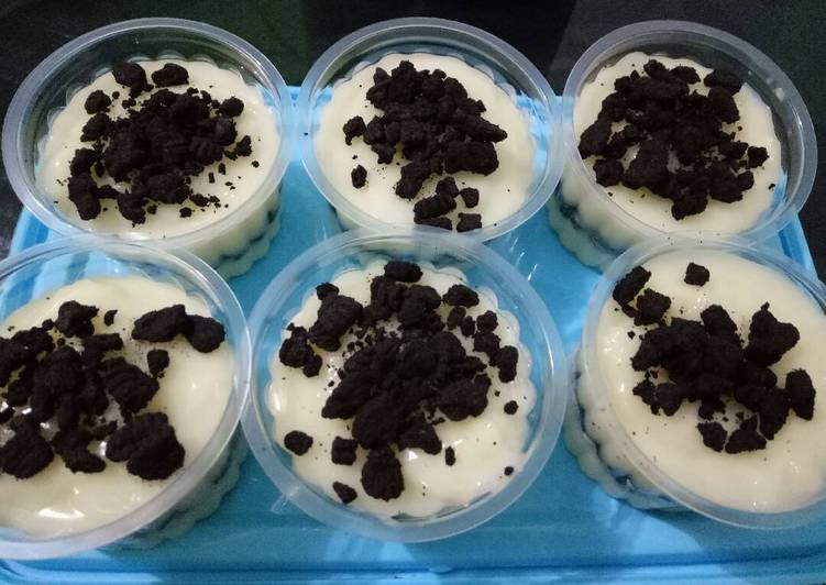 cara membuat Oreo cheese cake lumer ekonomis