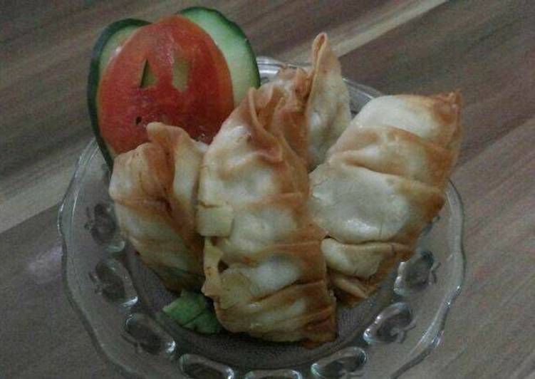 resep lengkap untuk Pangsit Goreng/Dumpling/Mandu/Gyoza