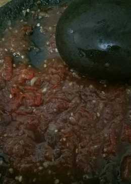 Sambal ulek terasi ayam bakar