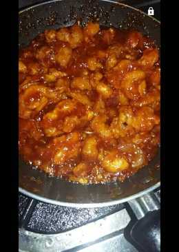 Asam manis udang madu