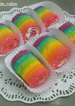 Bolu Rainbow Gulung Mini