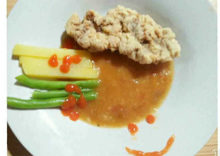 resep makanan Beef steak crispy ala ws #kitaberbagi