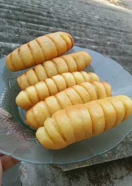 Roti Goreng isi pisang coklat