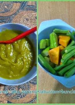 Puree labusiam+labuparang+buncis MPASI
