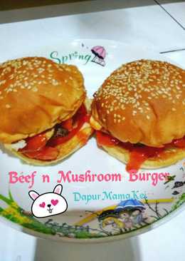 Beef and Mushroom Burger