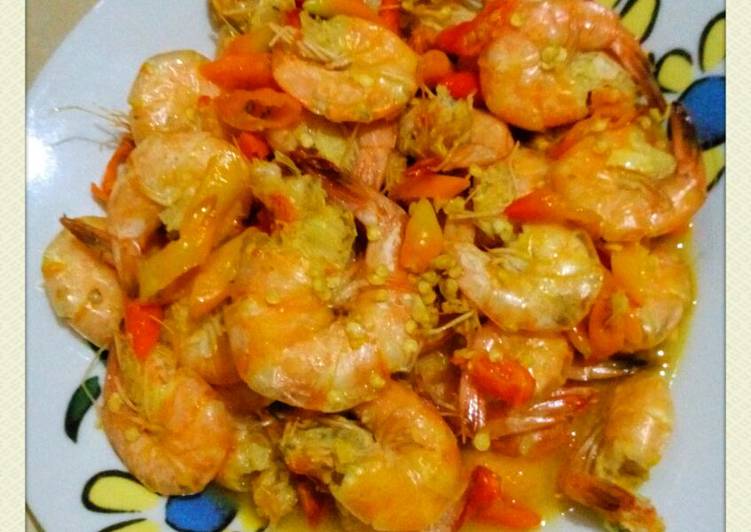 cara membuat ??Udang Pedas Asam Manis??