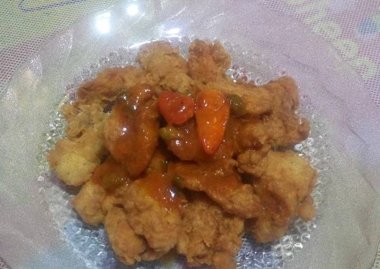 Resep Ayam  Popcorn Saus  Padang   oleh Nia Charaga Cookpad