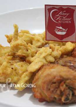 Jamur dan Ayam Goreng