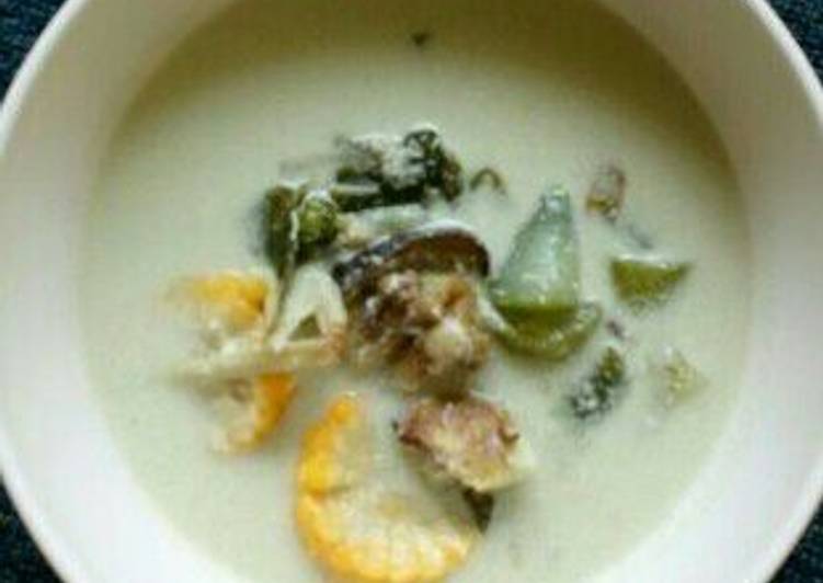 cara membuat Sayur Lodeh Cucut Pedas