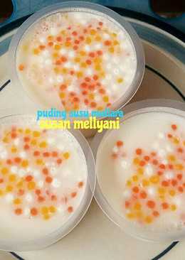 Puding susu mutiara