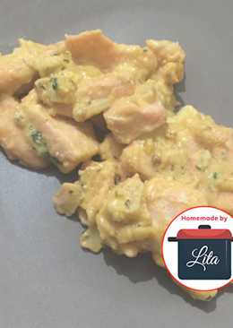 Salmon salted egg mudah enak #homemadebylita