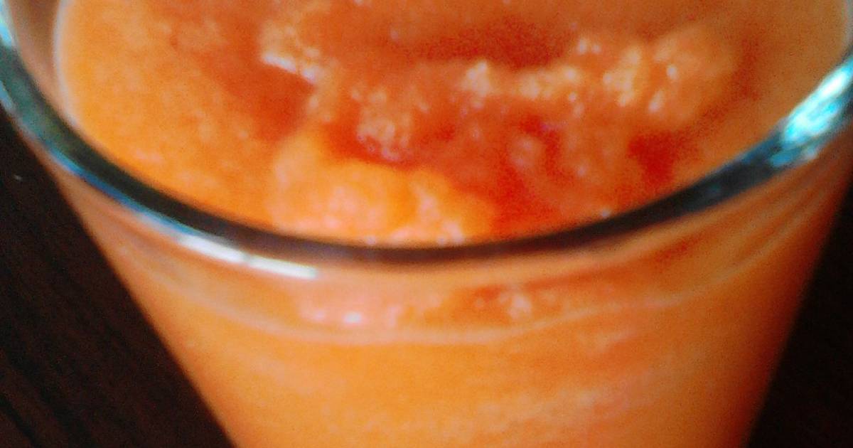 Resep jus carmato (carrot tomato alias  tomat+wortel)