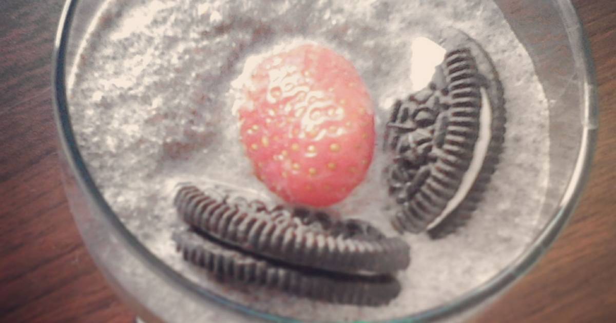 Resep oreo strawberry smoothies