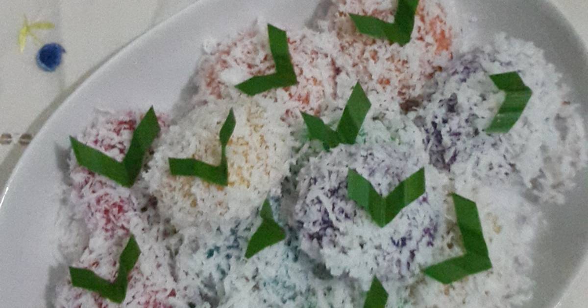 Resep Klepon Pelangi ala aku