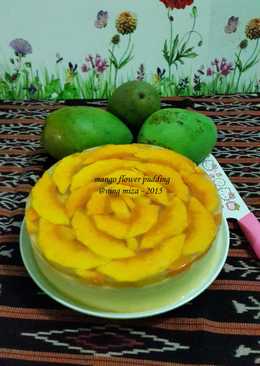 Puding Bunga Mangga (Mango Flower Pudding)