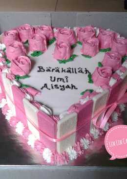 Birthday Cake Mawar Pink