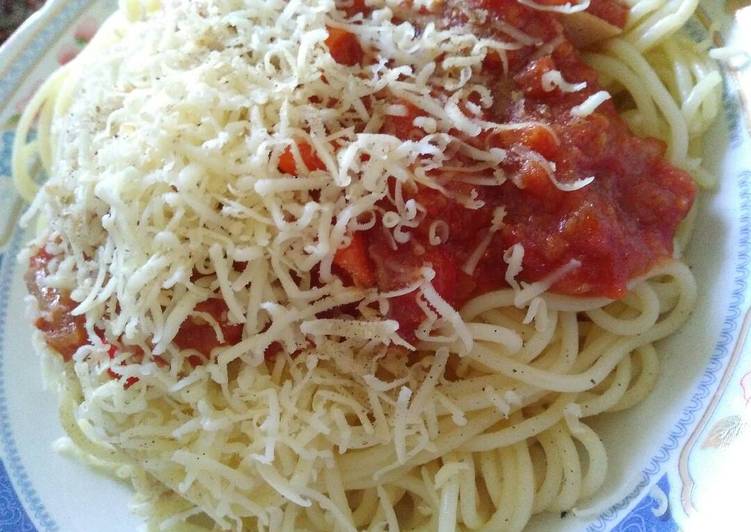 resep masakan Spaghetti bolognese