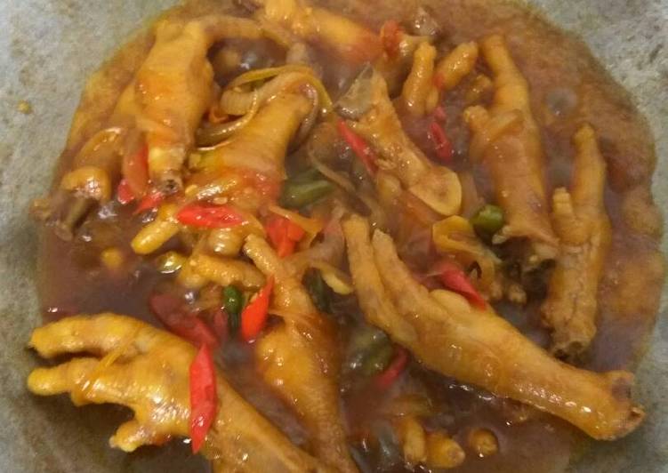 resep masakan Ceker saus tiram