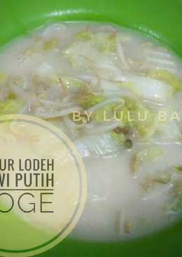 Sayur lodeh sawi putih toge