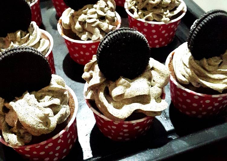 resep Oreo Choco Cupcakes