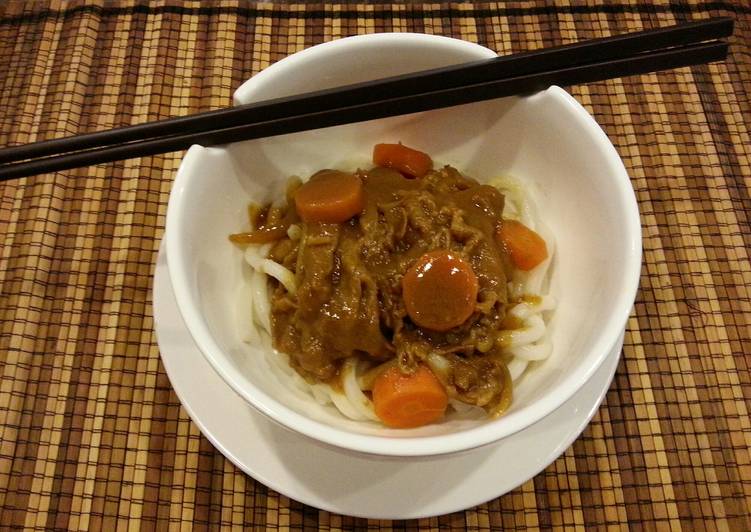 gambar untuk cara membuat Japanese Curry Udon