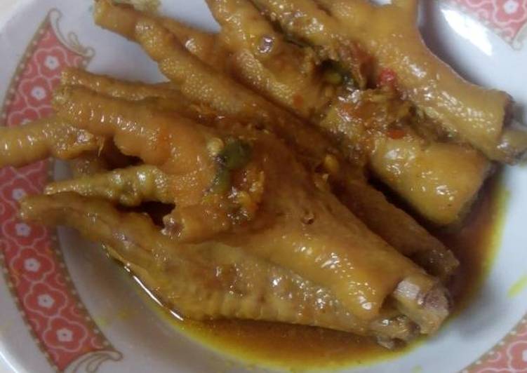 resep makanan Rica ceker empuk