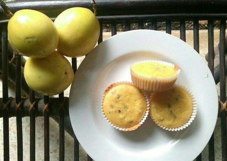 resep makanan Muffin Markisa