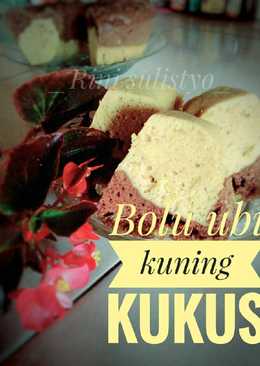 Bolu ubi kuning kukus