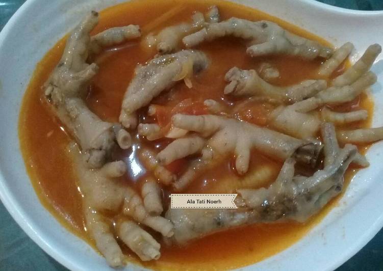 gambar untuk resep Ceker Asam Manis Pedas