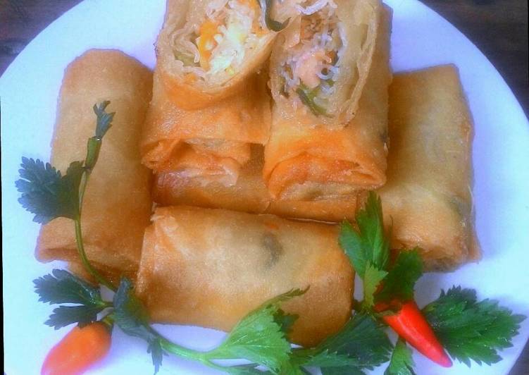 resep makanan Lumpia / Risol Goreng Isi Bihun