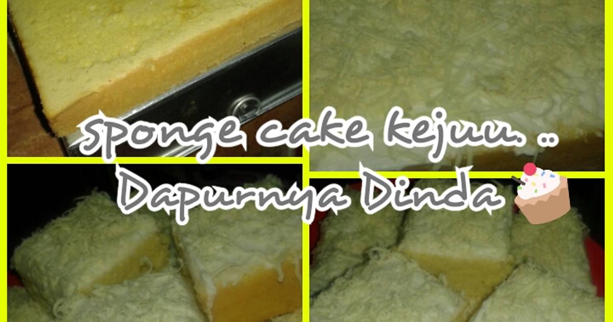 Resep Sponge cake Keju