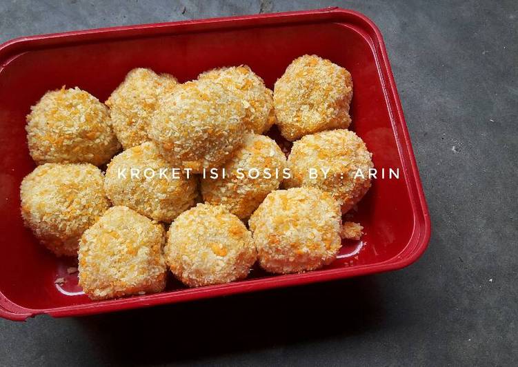 gambar untuk resep Kroket isi sosis no ribet