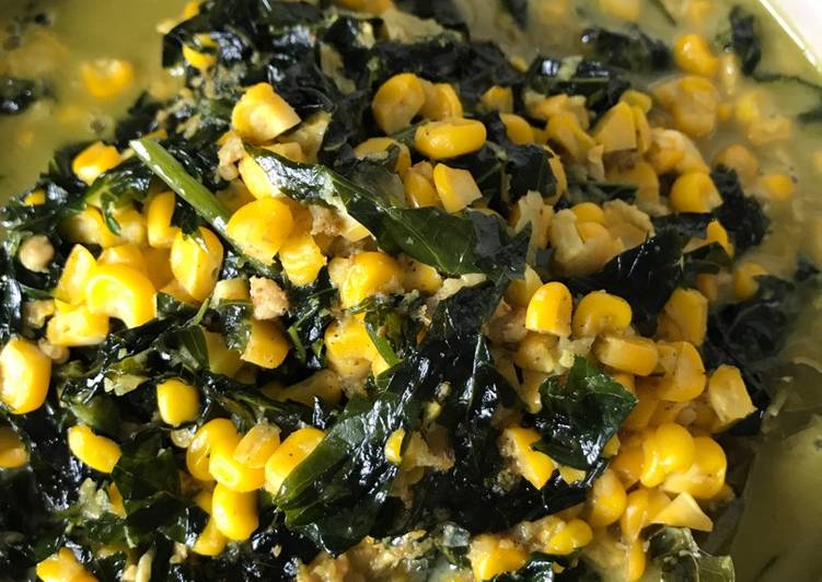 resep makanan Gulai Daun Pepaya (mix jagung manis dan ayam suwir)