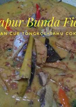 Sayur ikan cue Tongkol+tahu coklat simple