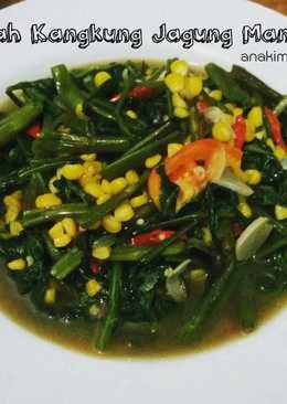 Cah Kangkung Jagung Manis