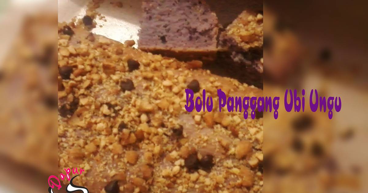 Resep Bolu Panggang Ubi Ungu